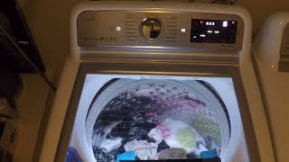 LG Top Load Washer with Turbowash Technology Complete Wash Cycle [upl. by Claudetta]