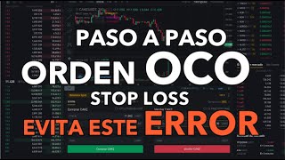 Como usar las ORDENES OCO❓Tutorial Paso a Paso FACIL y RAPIDO  BINANCE TRADING [upl. by Fineberg]