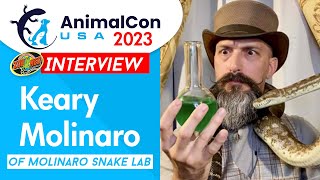 Keary Molinaro of Molinaro Snake Lab Interview  AnimalCon USA 2023 [upl. by Atiluap]