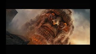 Attack On Titan Part 1 Clip Colossal Titan Appears [upl. by Eelaroc568]