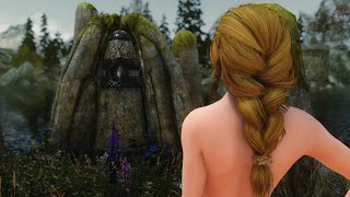 BDOR Hair 010 for Skyrim SE\AE female only [upl. by Llertnod]