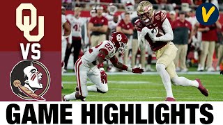 Oklahoma vs 13 Florida State  CheezIt Bowl  2022 College Football Highlights [upl. by Rachelle]