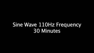 Meditation Sine Wave 110hz Frequency 30 min [upl. by Merritt18]