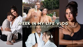 Week In My Life Vlog♡ Our 5 Year Wedding Anniversary Photoshoot with the Kids amp More [upl. by Laoj231]