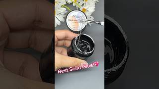 Nail Tutorial  How to Use Gellen Solid Nail Glue nails nailtutorial nailtech fakenails [upl. by Byrne]