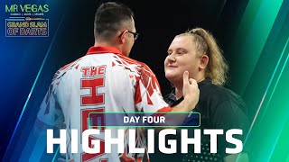 EPIC SHOOTOUTS Day Four Highlights  2023 Mr Vegas Grand Slam of Darts [upl. by Remled]