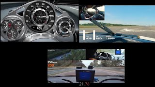 Bugatti Tourbillion Vs Chiron SS Vs Koenigsegg Regera 0400 kmh Acceleration [upl. by Alage]