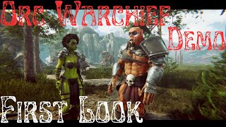 Orc Warchief  Demo  First Look  Settlement Builder [upl. by Akerdna]