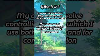 Can You Guess This Anime Character in 3 Hints 🔥 animequiz [upl. by Eanyl783]