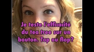 Revue lhuile essentielle de Tea Tree sur mon acné jélimine mes boutons dacné [upl. by Chiaki]