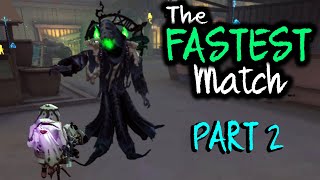 The Fastest Match Part II As Hastur The Feaster Necromancer Skin Legendary Rank Identity V Gameplay [upl. by Uchida]