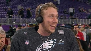 Nick Foles used basketball to lead Super Bowlwinning drive for Eagles  NFL Primetime  ESPN [upl. by Utham]