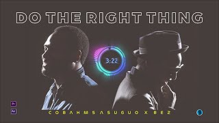 Visuals Do the right thing Cobhams ft Bez  Lyrics [upl. by Kinelski]