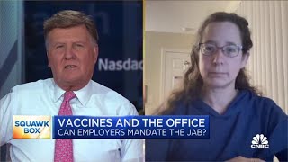 Law professor on whether employers can mandate the Covid vaccine [upl. by Ahsaf314]