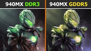 940MX GDDR5 vs 940MX DDR3  GPU Comparison [upl. by Valentino828]