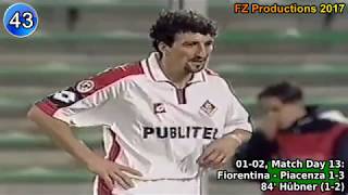 Dario Hübner  74 goals in Serie A part 22 3474 Piacenza Perugia 20012004 [upl. by Carree]