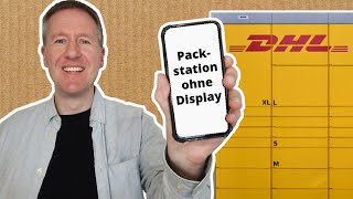 Appgesteuerte DHLPackstation Paket abholen [upl. by Nauqal]