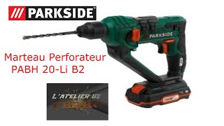 marteau perforateur parkside PABH 20Li B2 [upl. by Etiuqal333]