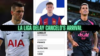 Xavi Asks Barcelona to Sign Lo Celso  Lenglet Registered  La Liga Delay Cancelos Arrival [upl. by Anilag]