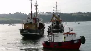 First ship into Richmond Dry Dock Appledore 6 Sep 2012 [upl. by Eiggam]