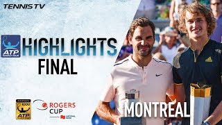 Highlights Zverev Raises Second Masters 1000 Title Montreal 2017 [upl. by Albemarle]