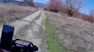 HONDA CB500x Test Off Road [upl. by Legir]