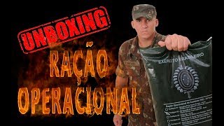 ConheçaSeuExército  quotUNBOXINGquot da Ração Operacional de Combate [upl. by Esor]