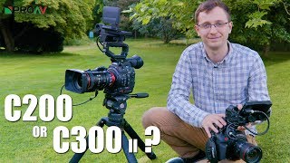 Canon C200 vs C300 II  Which should you choose [upl. by Lorollas]