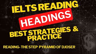 How to attempt IELTS Reading Headings  IELTS Reading  TARGET 9 [upl. by Mcgean]