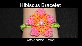 Rainbow Loom® Hibiscus Bracelet [upl. by Leinaj]