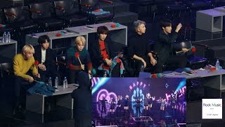 방탄소년단BTS React to TWICE트와이스Bdz  What is Love4K 직캠190106 [upl. by Reaht]