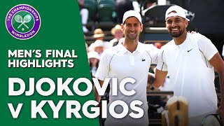 2022 Wimbledon Mens Final Highlights Novak Djokovic vs Nick Kyrgios  Wide World of Sports [upl. by Negrom486]