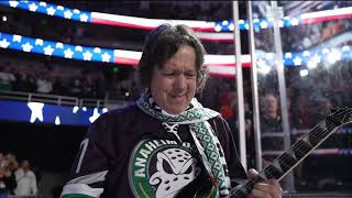 The Greatest National Anthems of AllTime Dave Hill at Anaheim Ducks vs Toronto Maple Leafs [upl. by Dexter]