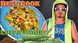 How to cook Luffa Gourd Cambodian Food Best Luffa Gourd cooking Asian Food Healthy Luffa Cooking [upl. by Kcirdef780]