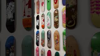 Different skateboards on display at SF MOMA [upl. by Eldorado430]