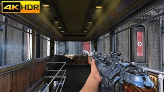 Wolfenstein Escape from the Alps Castle 4K 60FPS UHD Gameplay [upl. by Stryker]