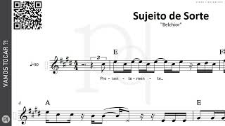 Sujeito de Sorte ♪ Belchior  Partitura [upl. by Drisko343]