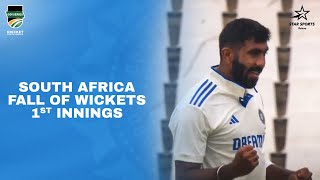 India Bowlers Toil Hard to Get South Africa All Out  SAvIND 1st Test [upl. by Skricki298]