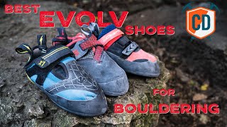 Which EVOLV Climbing Shoes Are Best For Bouldering  Climbing Daily Ep1534 [upl. by Eemia]