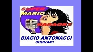 BIAGIO ANTONACCI  SOGNAMI  KARAOKE [upl. by Trefor]