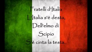 Himno de Italia  Letra Testo [upl. by Blasius954]