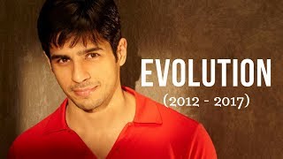 Sidharth Malhotra Evolution 2012  2017 [upl. by Erialcyram609]