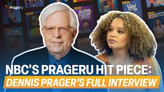 NBC’s PragerU Hit Piece Dennis Prager’s Full Interview  Interviews [upl. by Annaor]