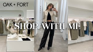 shop at OAKFORT with me Spring outfits 2024 try on🕊️ [upl. by Lorraine816]