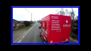 Breaking News  Ocado launch investigation into delivery driver after clip shows “near suicidal” ov [upl. by Yelekalb]