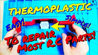 THERMOPLASTIC Polymorph to repair broken parts on your RC Car [upl. by Innek]