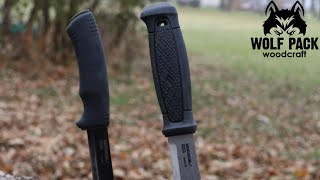 Mora Garberg Vs Mora Bushcraft Black [upl. by Herrmann]