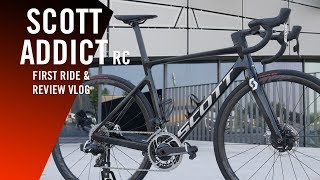 2020 Scott Addict RC First ride review Vlog [upl. by Ayidah]