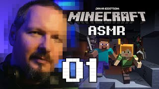 ASMR PL  Relaks z Minecraftem 1  Dzień trwa zdecydowanie za krótko gameplay szept [upl. by Novah418]