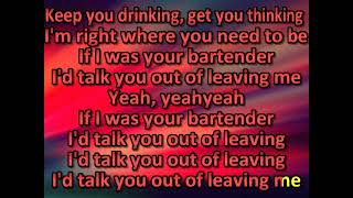 Morgan Wallen  Your Bartender karaoke by request [upl. by Brinn]